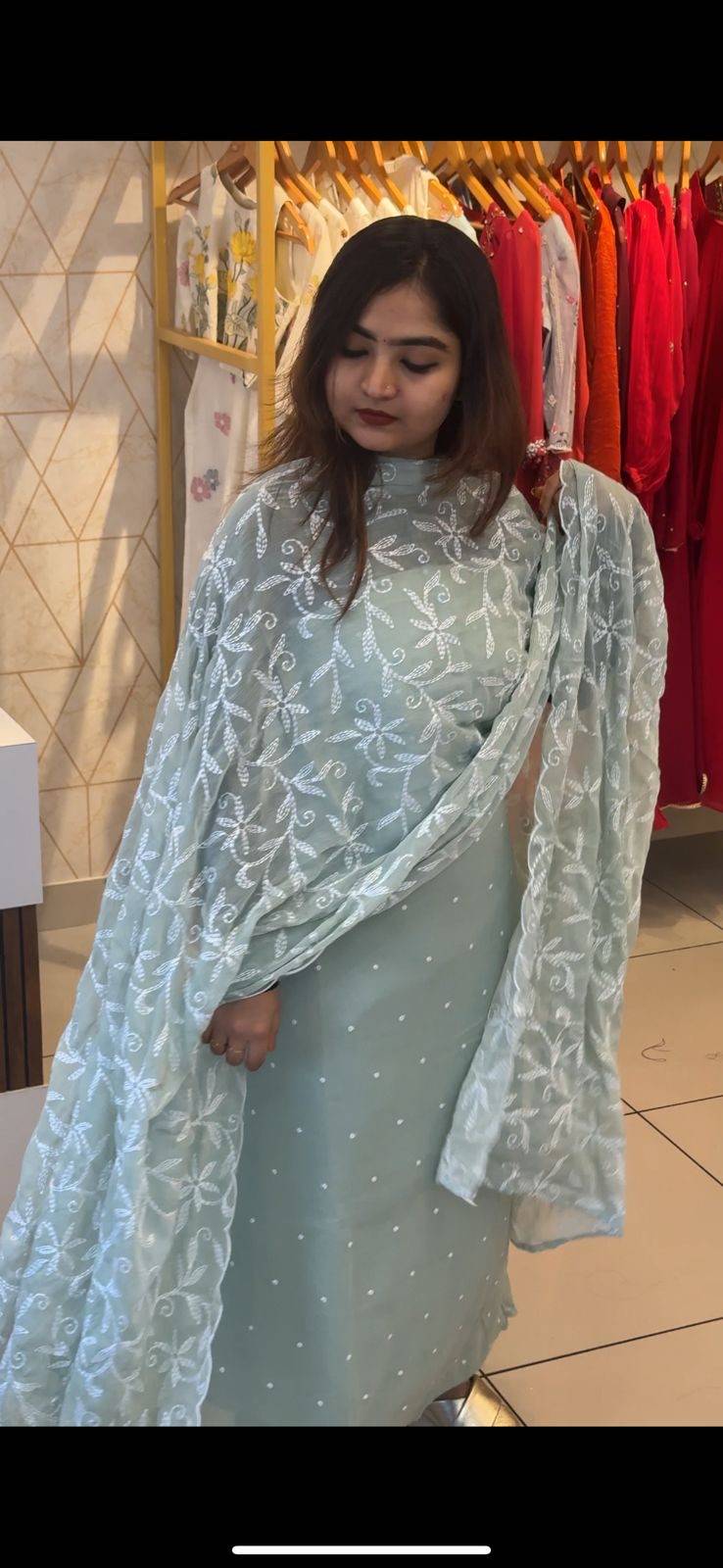 Buy Unstitched salwar set | Sreesha Design