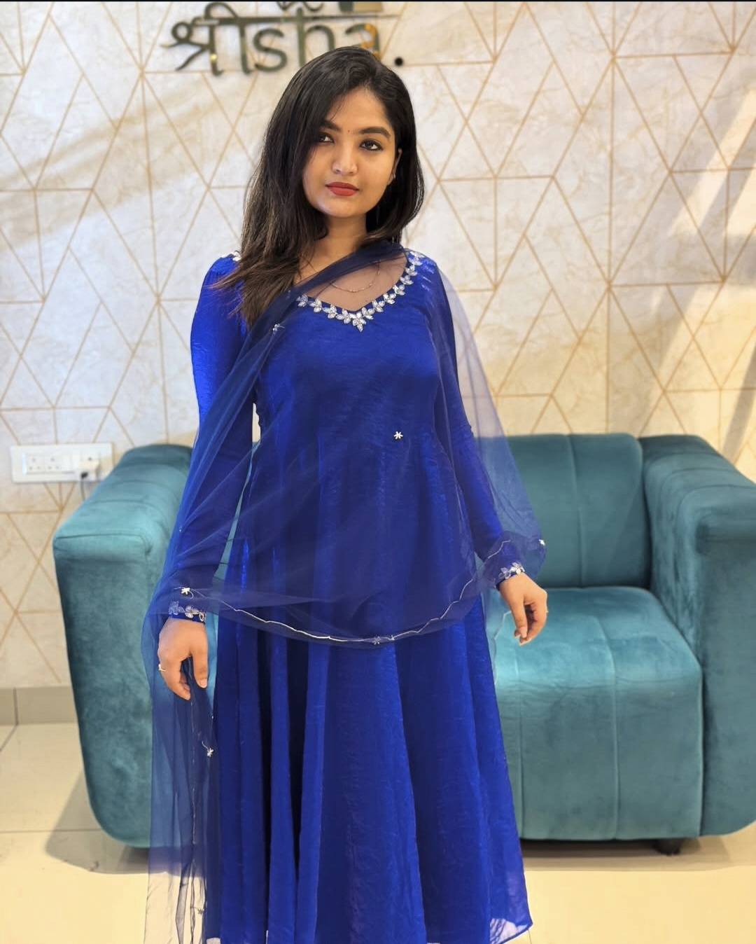 Anarkali Top and Dupatta Set