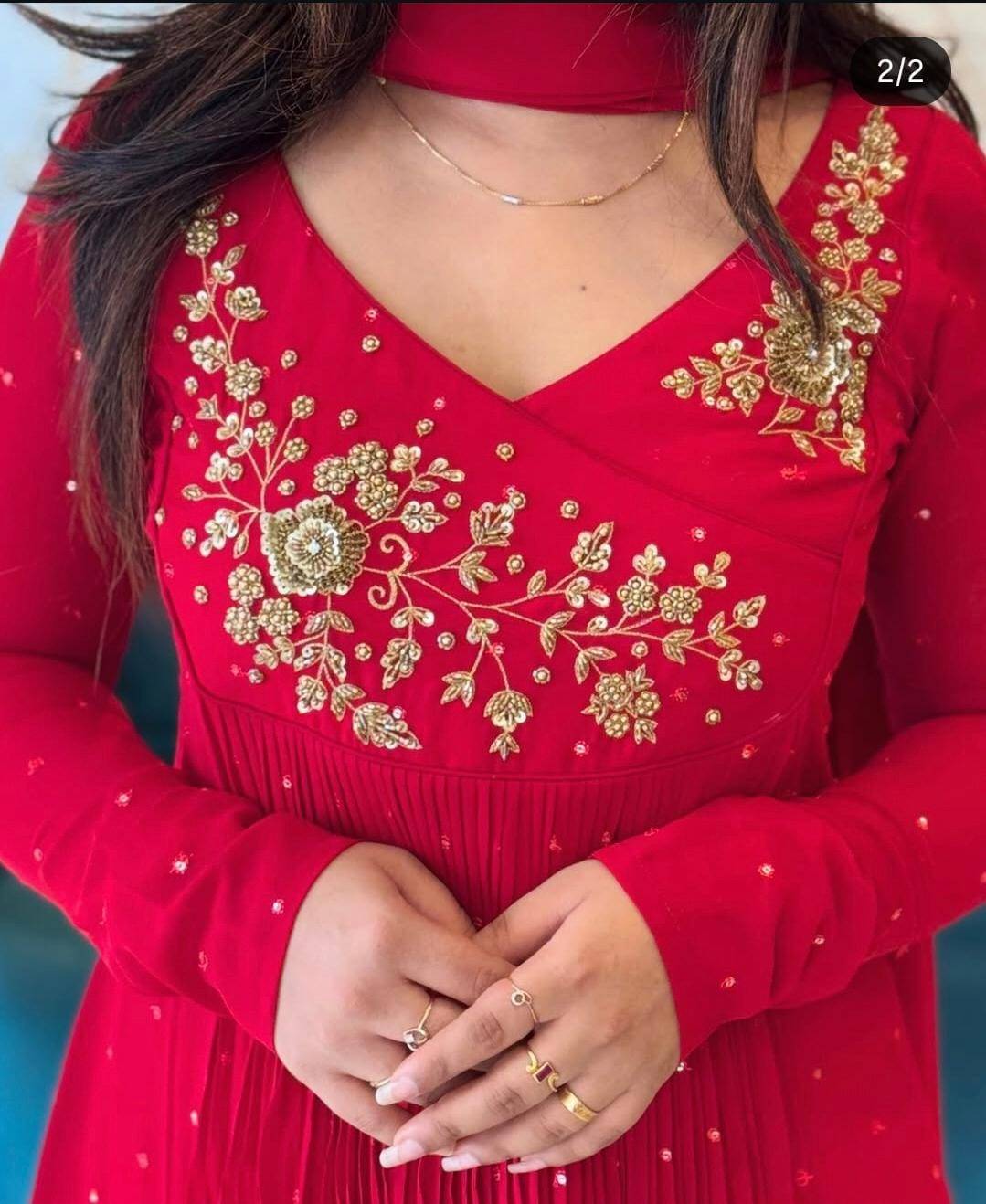 Buy Georgette Kurthi | Sreesha Design
