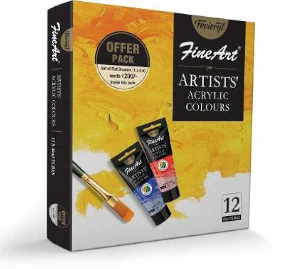 Fevicryl Fine Art Artist Acrylic Colours