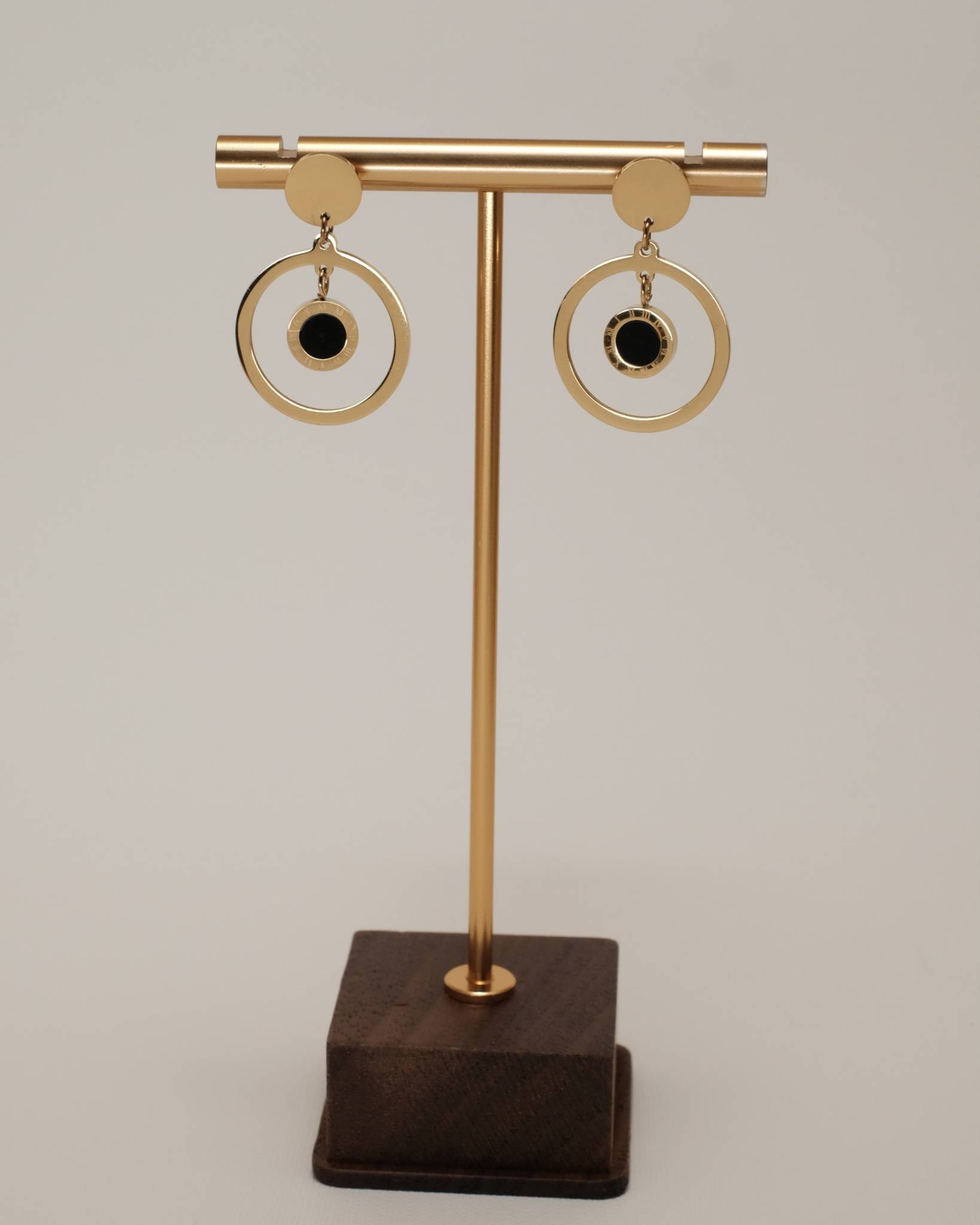 Dark moon Drop Earrings