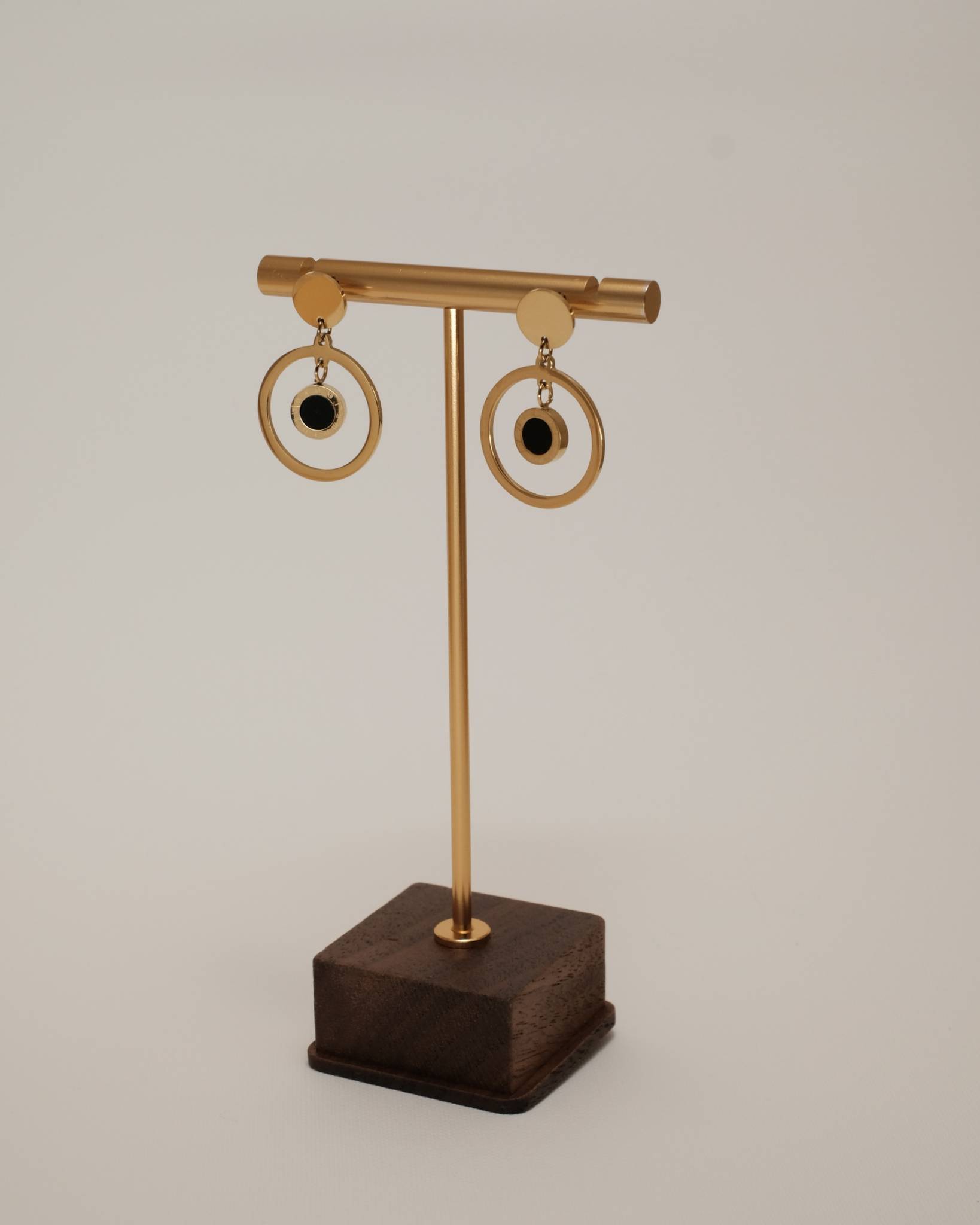 Dark moon Drop Earrings