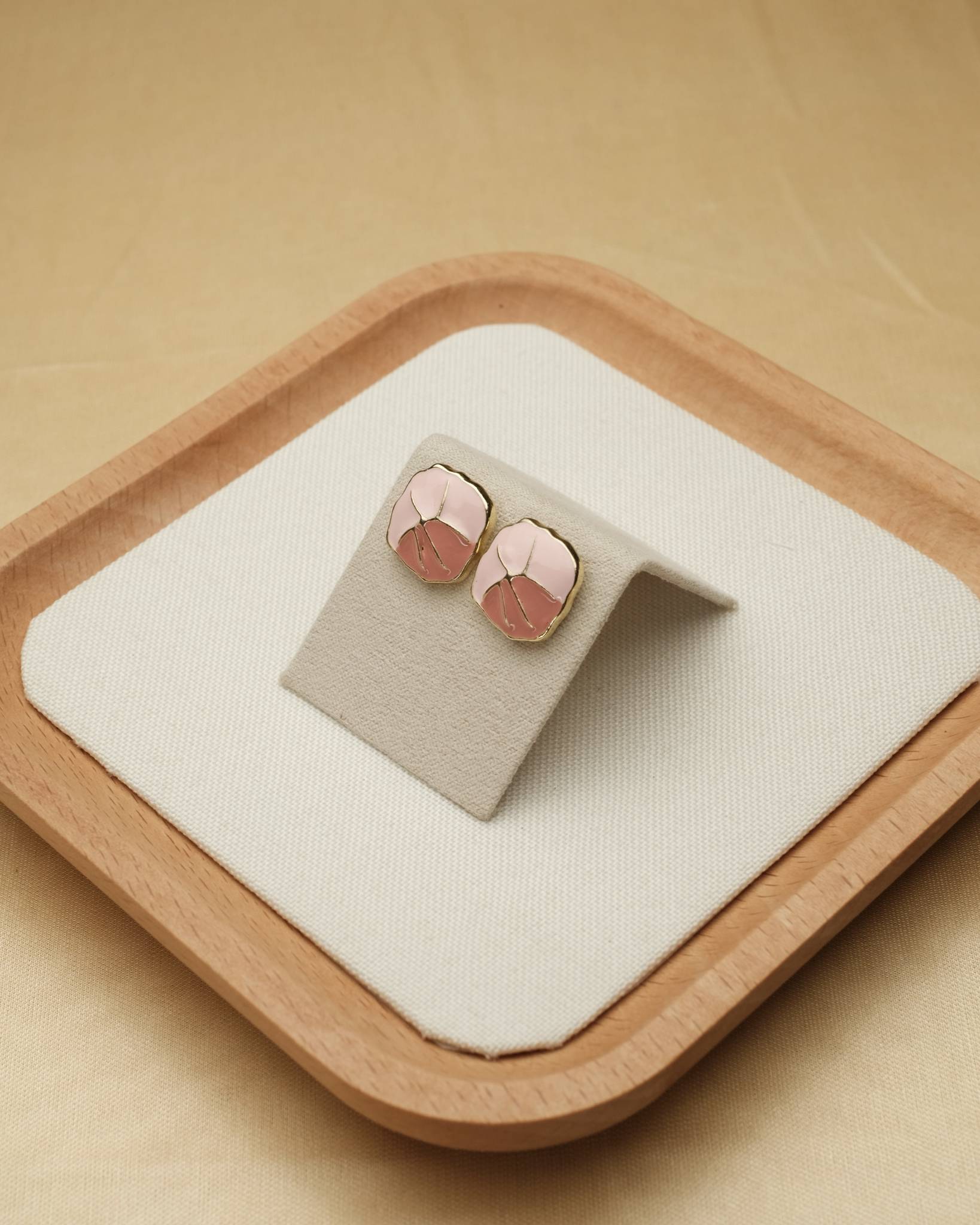 Pink Shades Studs Earrings