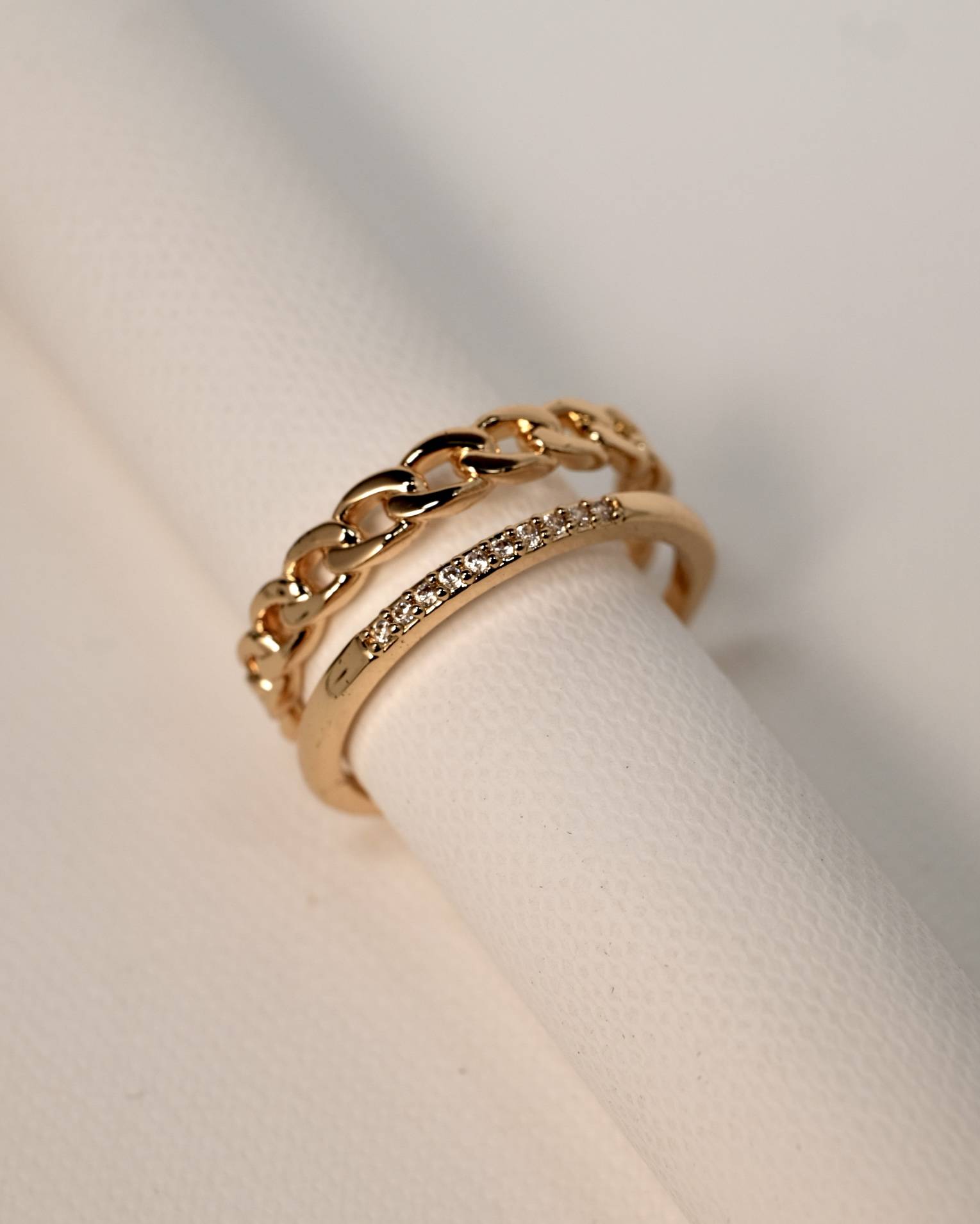 Stackable Chain Loop Ring (Adjustable)