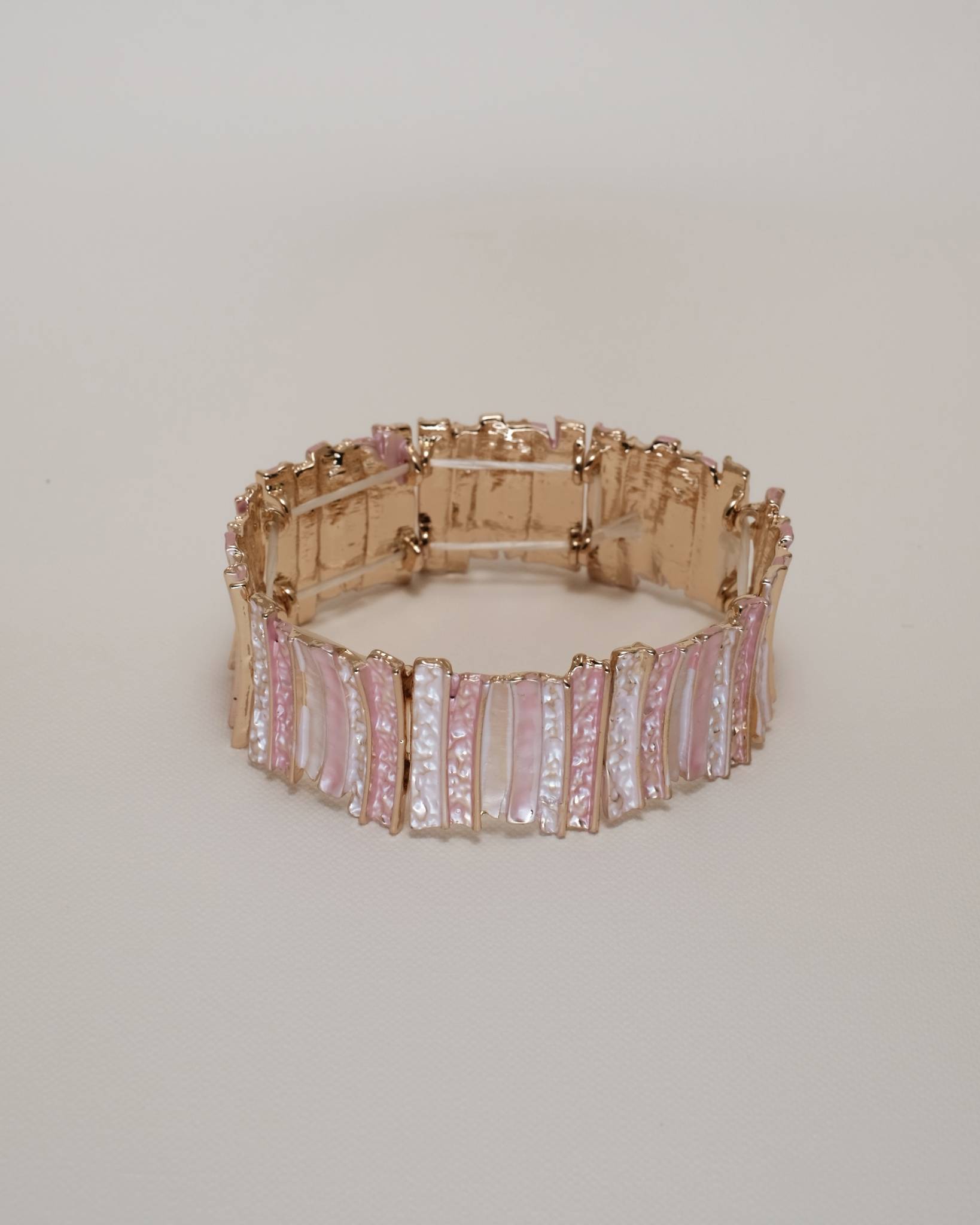 Pastel Pink Stretch Bangle