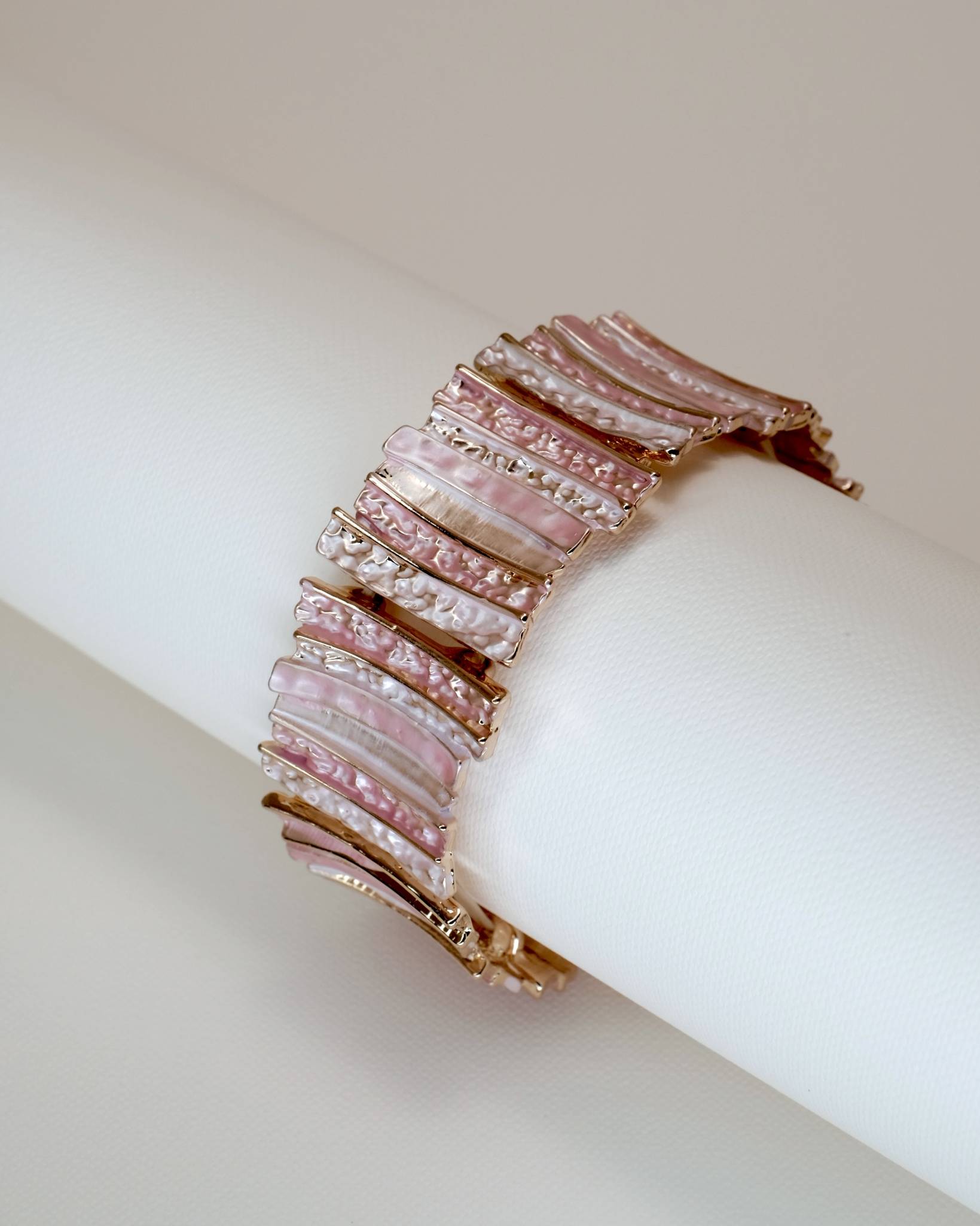 Pastel Pink Stretch Bangle