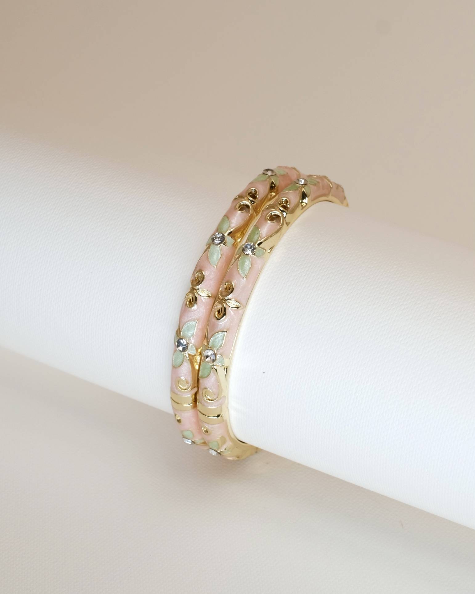 Royal Teal Glow Open cuff bangle