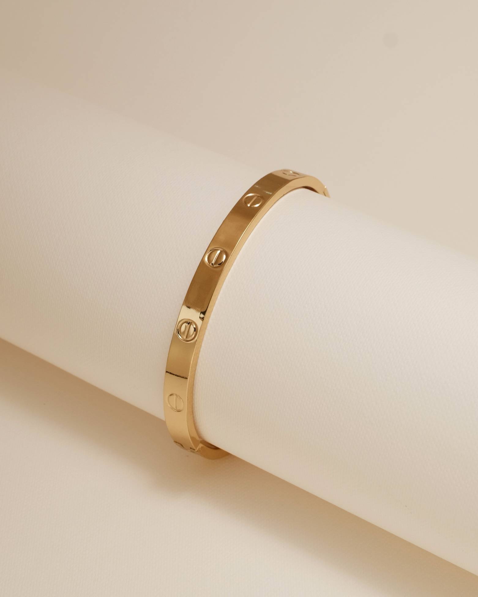 Cartier Gold Bracelet (Open design)