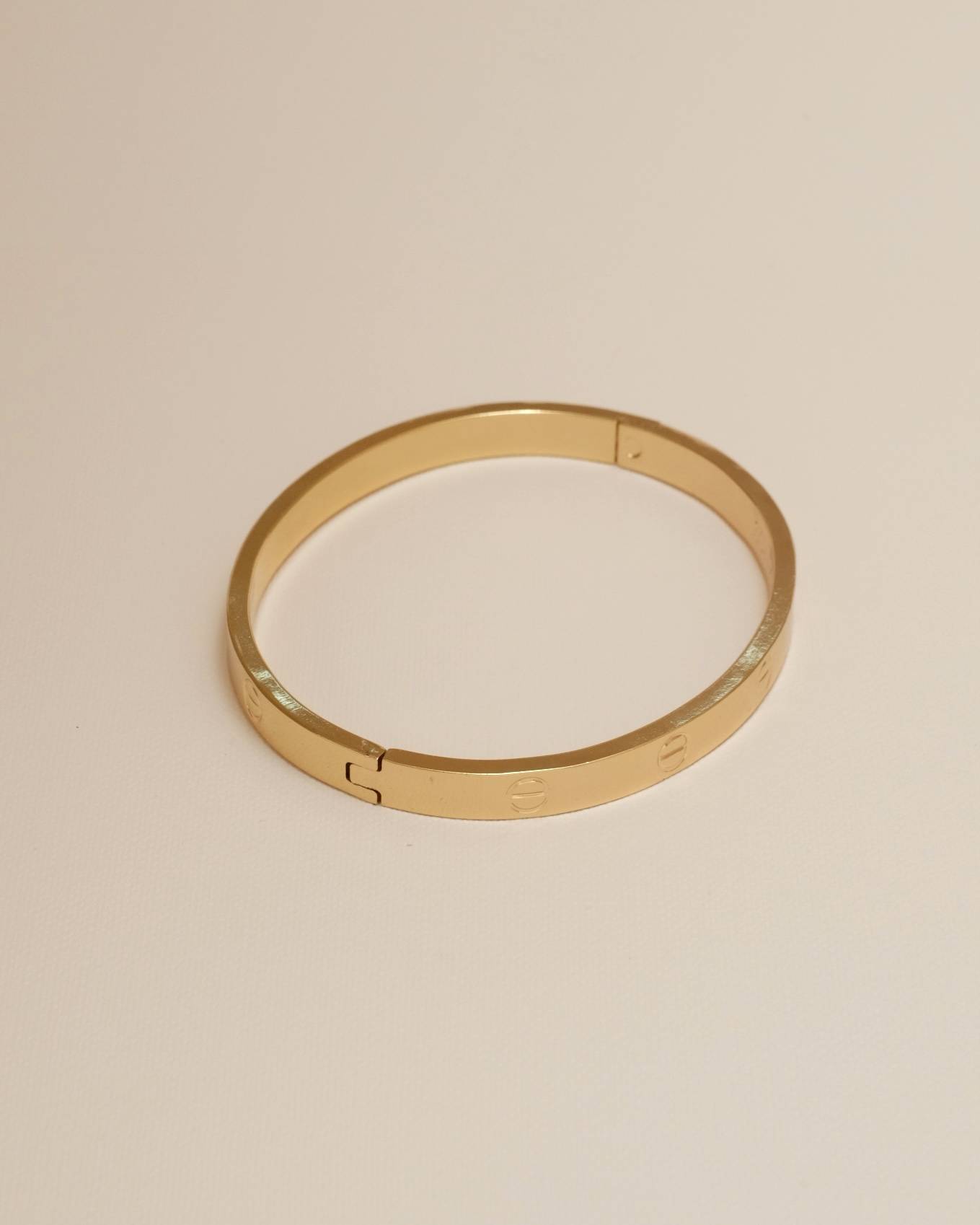 Cartier Gold Bracelet (Open design)
