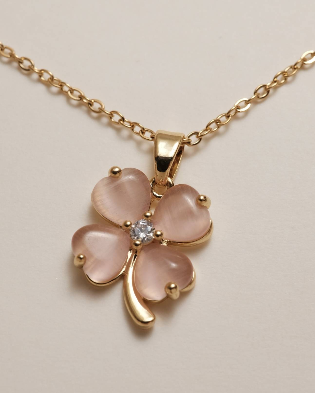 Blooming Pink Gold Necklace