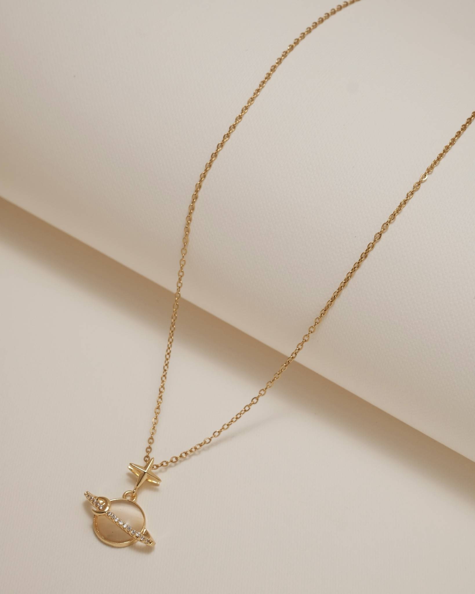 Celestial shine Gold necklace