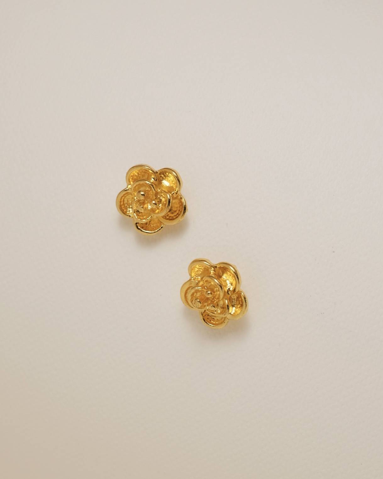Golden Petals Earrings