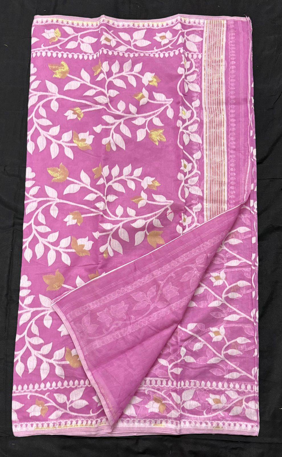 Soft Cotton Jamdani Sarees with blouse piece